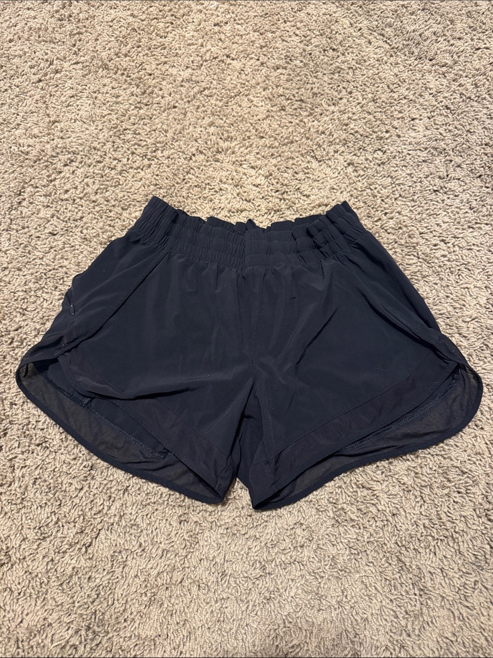 Athleta Black Women’s Athletic Shorts with Elastic Waist